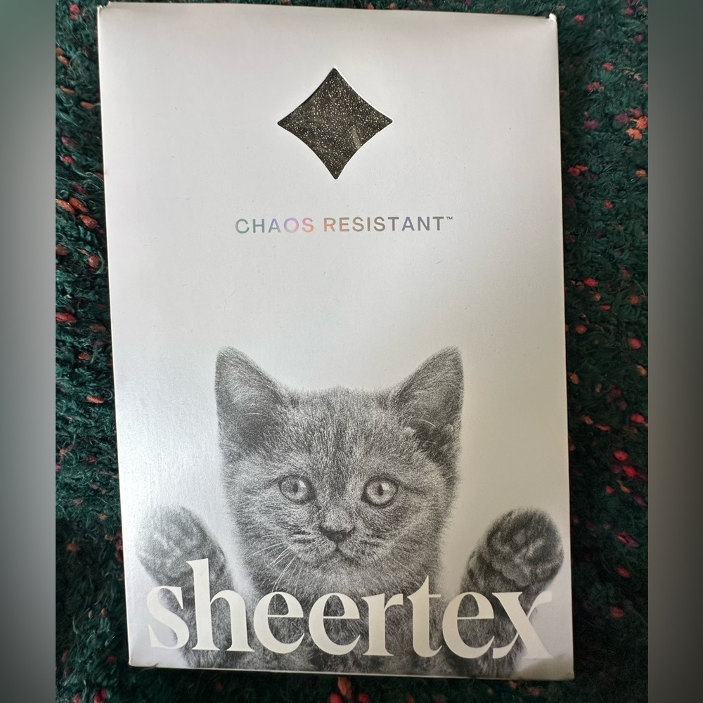 Sheertex Sparkle Sheer Tights — NWT Rip-Resistant Classic | Size S